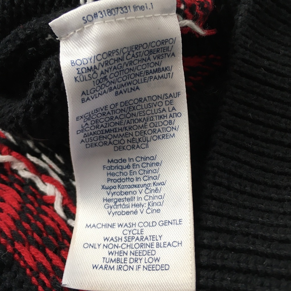 Chaps Ralph Lauren Cotton Button Neck Sweater Sz Large - Picture 13 of 15